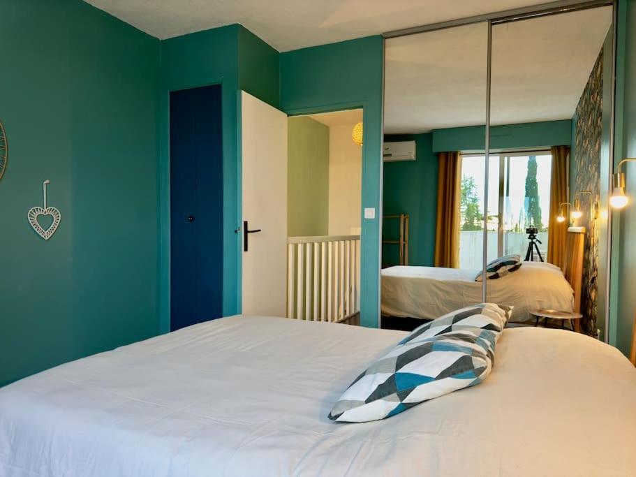 Maison Au Calme 2 Chambres Terrasse Clim Parking Gratuit Montpellier Dış mekan fotoğraf